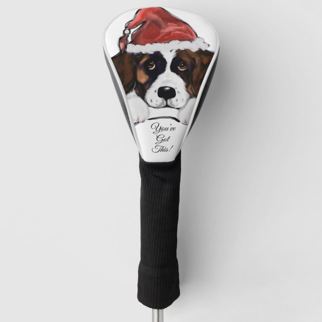 Saint Bernard  Golf Head Cover (Front)