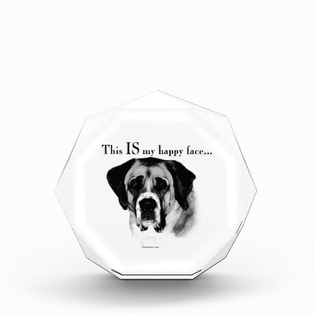 Saint Bernard Happy Face Award (Front)