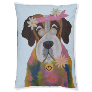 Saint Bernard Hippie Pet Bed