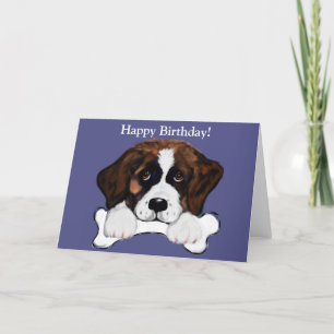 Saint Bernard Holiday Card
