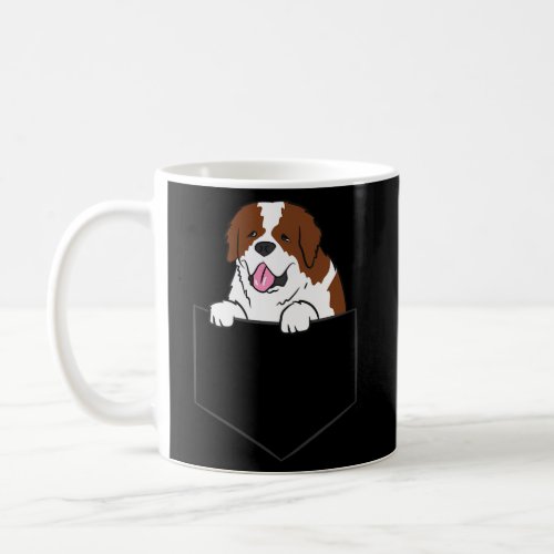 Saint Bernard In Pocket Dog In A Pocket Saint Bern Coffee Mug