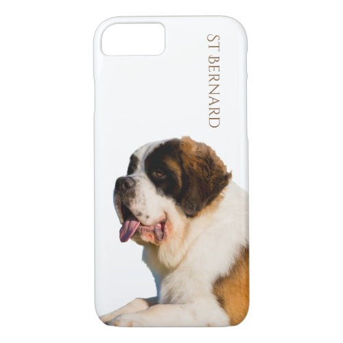 Saint Bernard iPhone Case