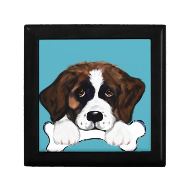 Saint Bernard Jewelry Box (Front)