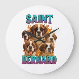 Saint Bernard Large Clock