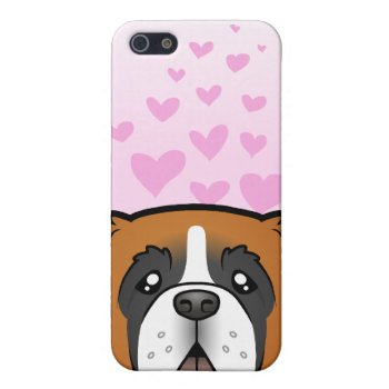 Saint Bernard Love Cover For Iphone Se/5/5s by CartoonizeMyPet at Zazzle