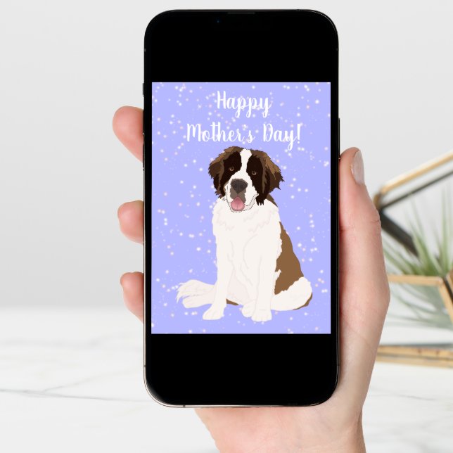 Saint Bernard Mother’s Day Card (Front Digital)