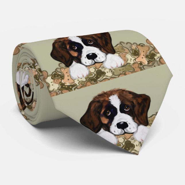SAINT BERNARD NECK TIE (Rolled)