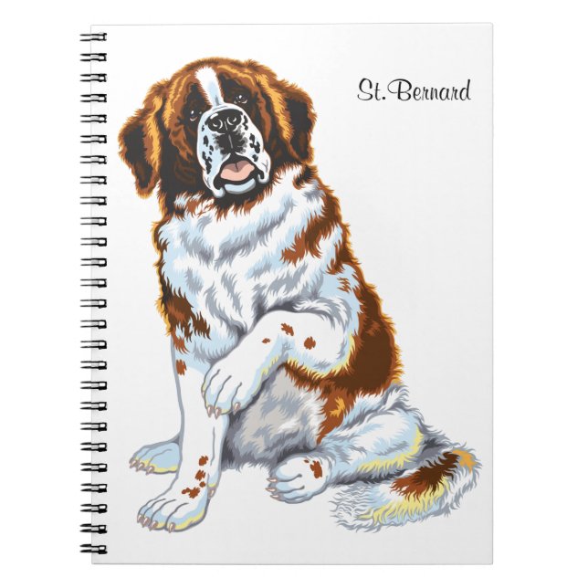 saint bernard notebook (Front)