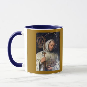 Saint Bernard Of Clairvaux Cup by Azorean at Zazzle
