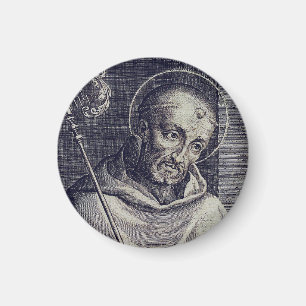 Saint Bernard of Clairvaux Mellifluous Doctor Art Magnet