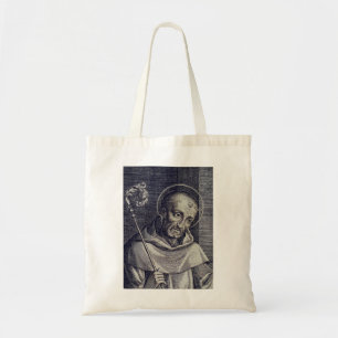 Saint Bernard of Clairvaux Mellifluous Doctor Art Tote Bag