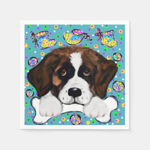 Saint Bernard Paper Napkins