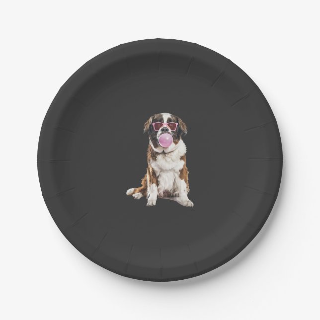 Saint Bernard Paper Plates (Front)