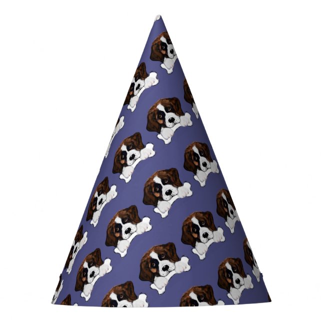 Saint Bernard Party Hat (Front)