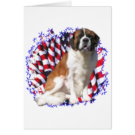Saint Bernard Patriot Cards (Front)