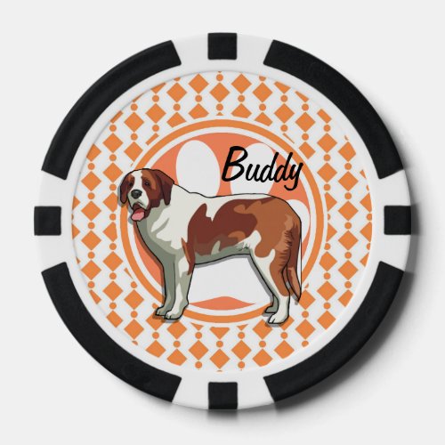 saint bernard poker chips