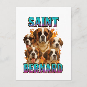 Saint Bernard  Postcard