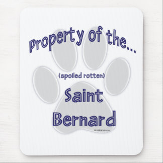 Saint Bernard Property Mouse Pad