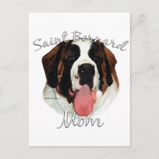 Saint Bernard (rough) Mom 2 Postcard