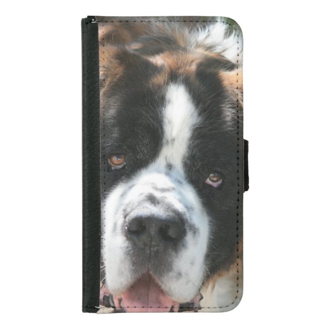 Saint Bernard Samsung Galaxy Wallet Case (Front)