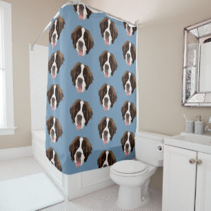 Saint Bernard Shower Curtain