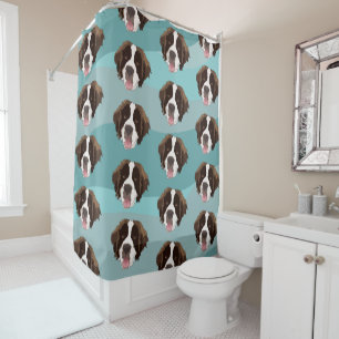 Saint Bernard Shower Curtain