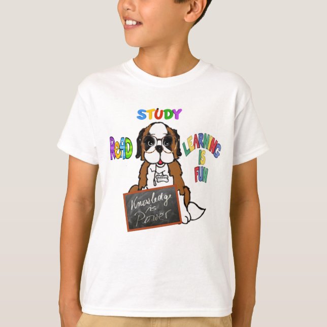 Saint Bernard - Slobbers' Kids T-Shirt (Front)