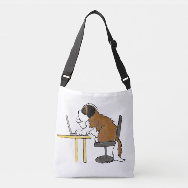 Saint Bernard - Slobbers School Bag (Front)