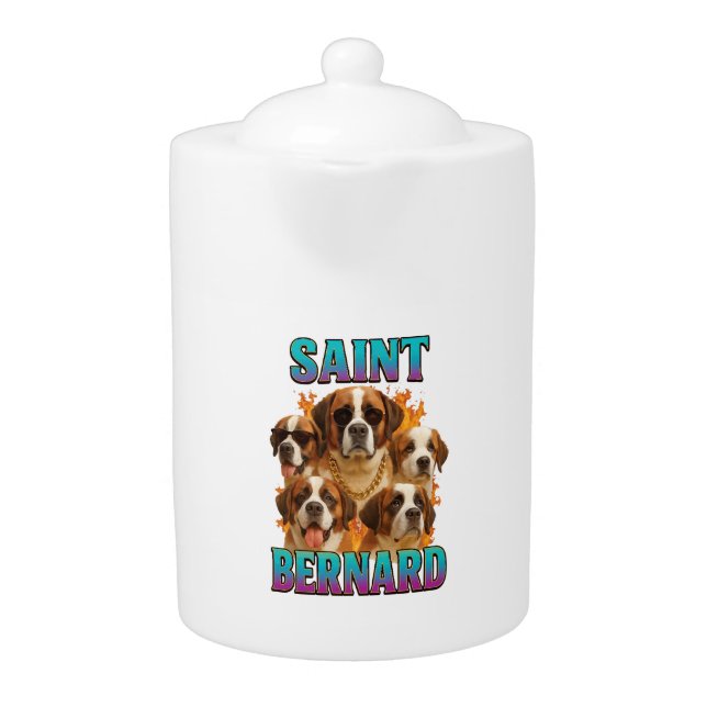 Saint Bernard  Teapot (Front)