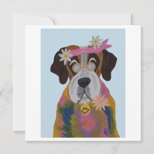 Saint Bernard  Thank You Card