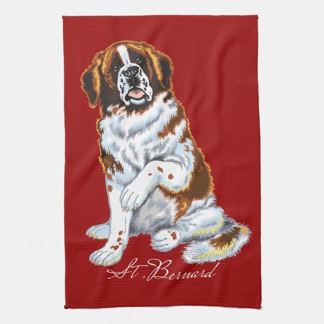 saint bernard towel (Vertical)