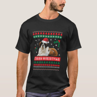 Saint Bernard Ugly Christmas Sweater Shirt St Bern