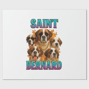 Saint Bernard Wrapping Paper