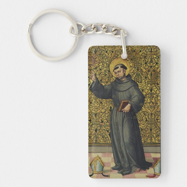 Saint Bernardino of Siena Keychain (Front)