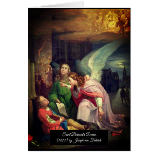 Saint Bernard's dream Cards