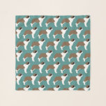 Saint Bernards Pattern Scarf<br><div class="desc">Saint Bernard Lover's Scarf</div>