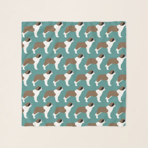 Saint Bernards Pattern Scarf