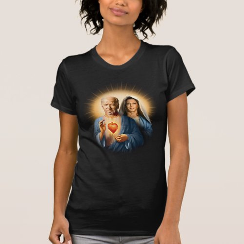 Saint Biden Harris Prayer Candle T_Shirt