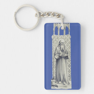Saint Bonaventure Seraphic Doctor Keychain