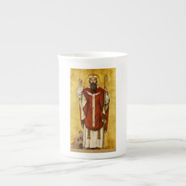 Saint Boniface by Albrecht de Vriendt Bone China Mug (Front)