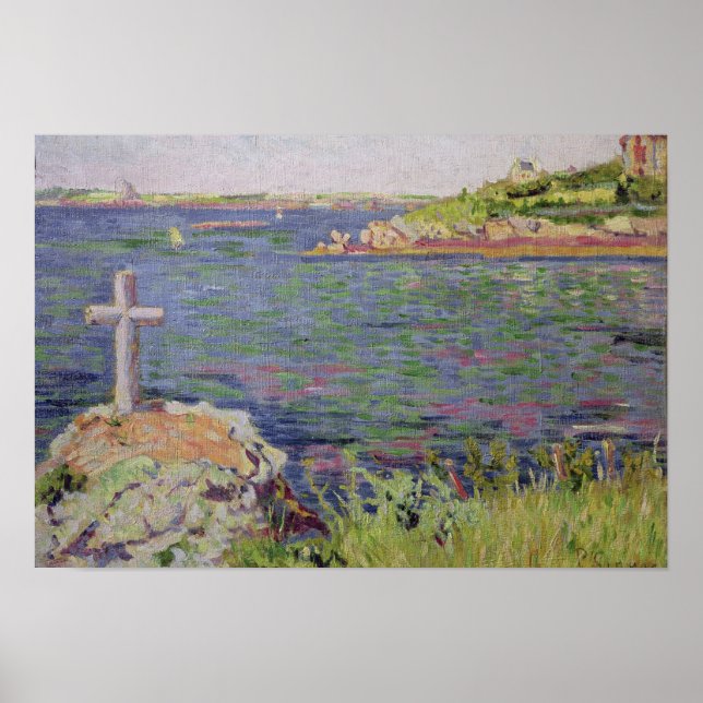 Saint-Briac, the Sailor's Cross, 1885 Poster (Front)