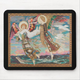 Saint Bride, c. 1913 by John Duncan Mouse Pad