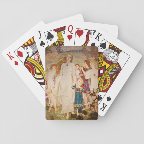 Saint Brigid as a Bride Poker Cards