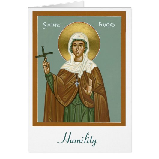 Saint brigid of Ireland - Greeeting Card (Front)