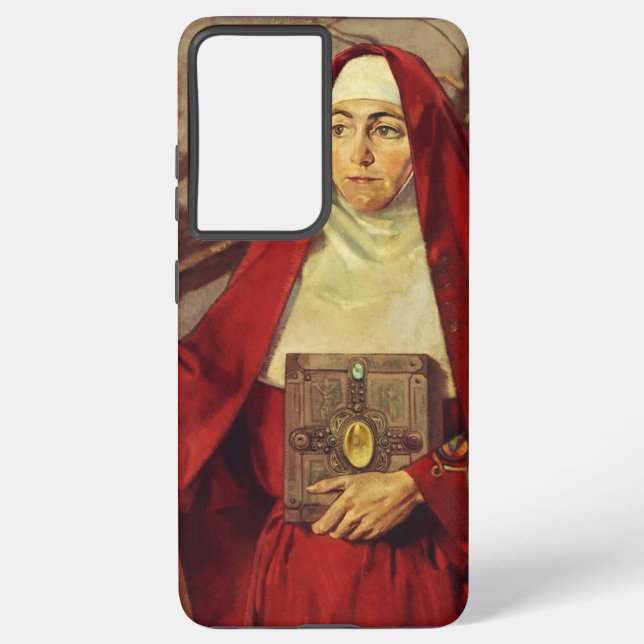 Saint Brigid of Ireland Samsung Galaxy Case (Back)