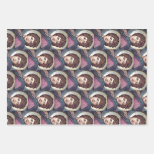 Saint Brigid of Kildare Sacred Celtic Art Wrapping Paper Sheets
