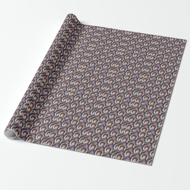 Saint Brigid of Kildare Wrapping Paper (Unrolled)
