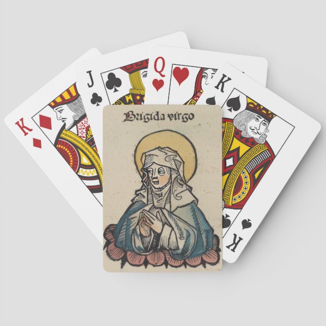 Saint Brigid Poker Cards (Back)