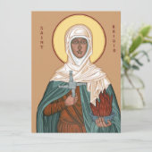 Saint Brigid with Cross and Holy Fire (Standing Front)