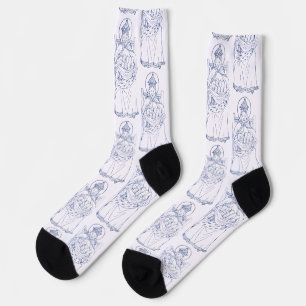 Saint Brychan Brycheiniog Irish hermit Socks
